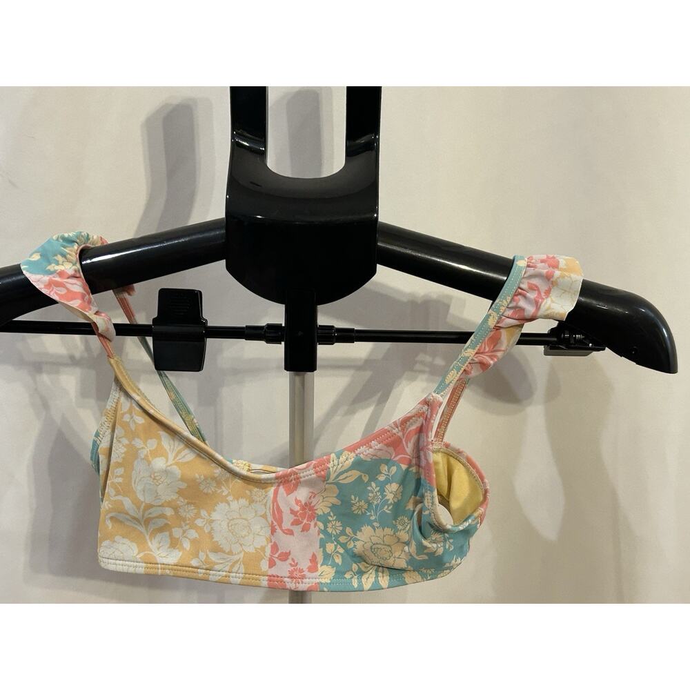 O'neill Olivia Ruffle Strap Bralette Swimsuit Girls size 10